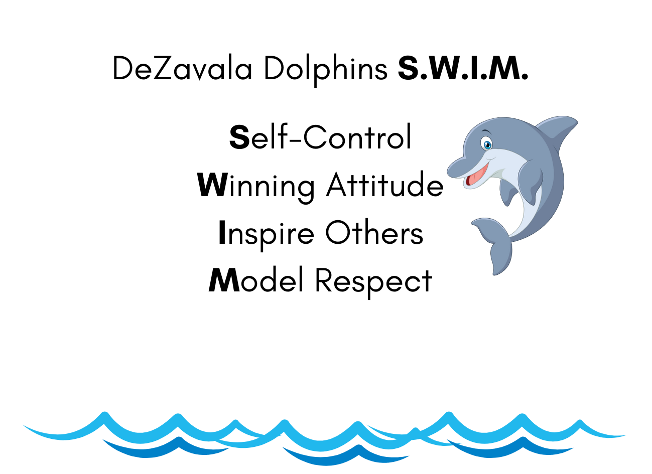SWIM Expectations for Students at De Zavala Elementary